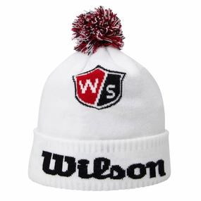 Wilson Tour Beanie - White Cooling Technology Modern Cut