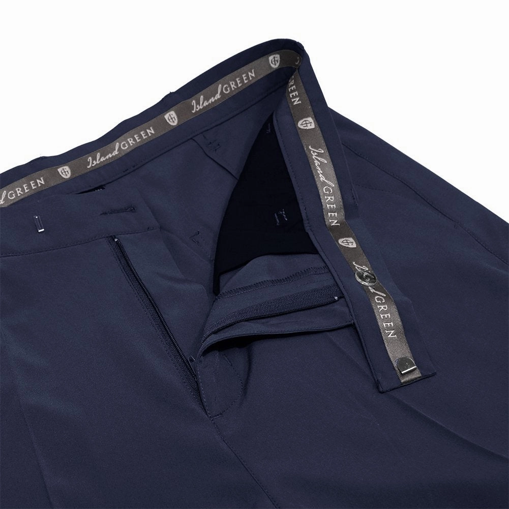 Island Green Tour Tapered Stretch Trousers - Dark Navy LightweightComfort