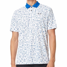 Sporty essentials Oakley Divisional Geometric Print Polo Shirt - Gradient Ozone