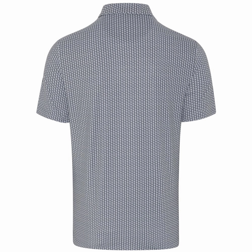 Original Penguin All-Over Pete Print Polo Shirt - Quiet Shade Popular