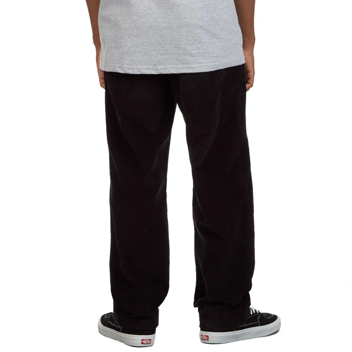 CCS Original Relaxed Corduroy Pants - Black SecureZipperClosures