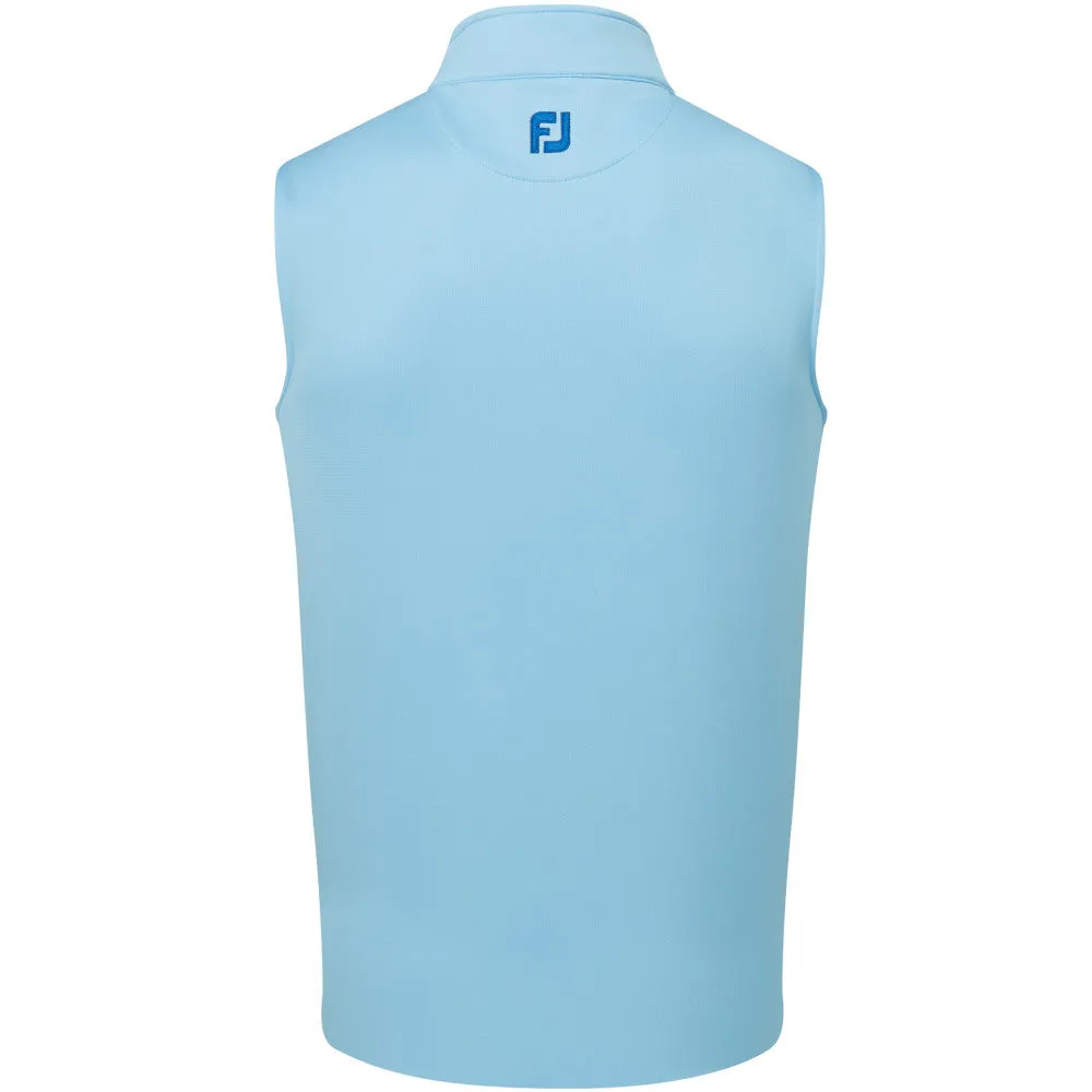 FootJoy Half-Zip Vest - Blue Sky Machine washable