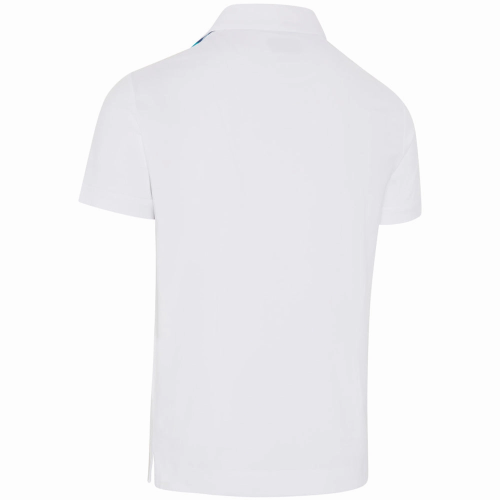 Callaway Ombre 3D Chev Geo Polo Shirt - Bright White Pocket Reinforcement