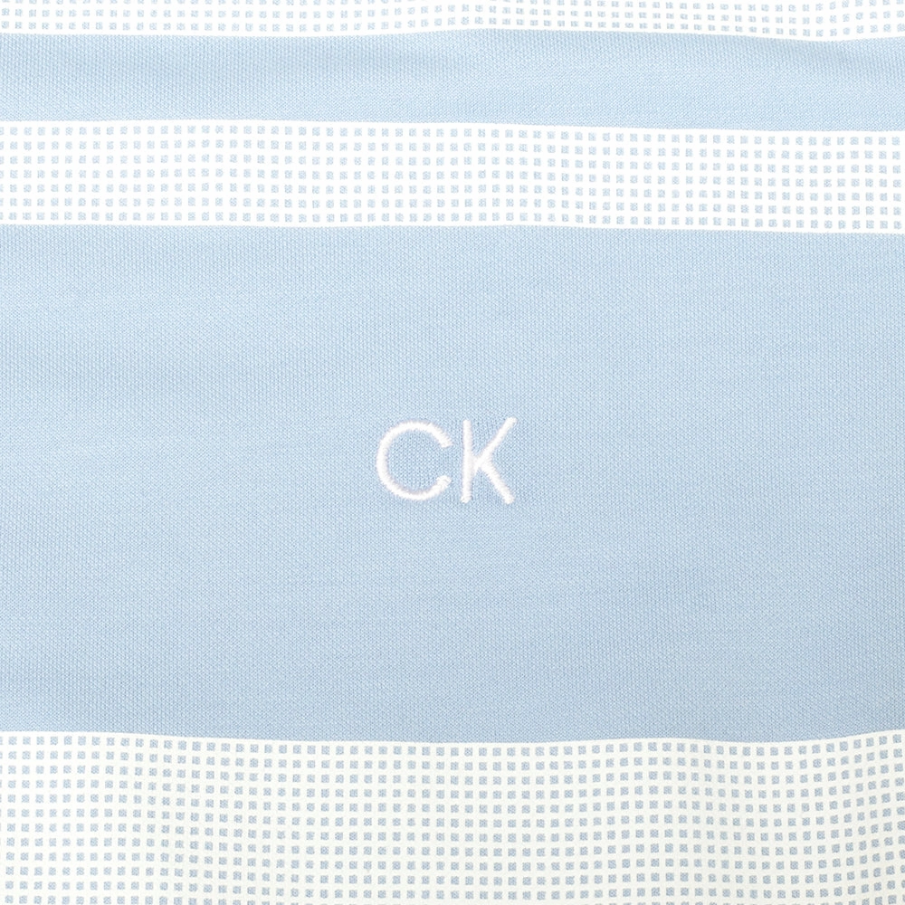 Light Fit Wear Comfy Apparel Calvin Klein Fort Jackson Polo Shirt - Blue