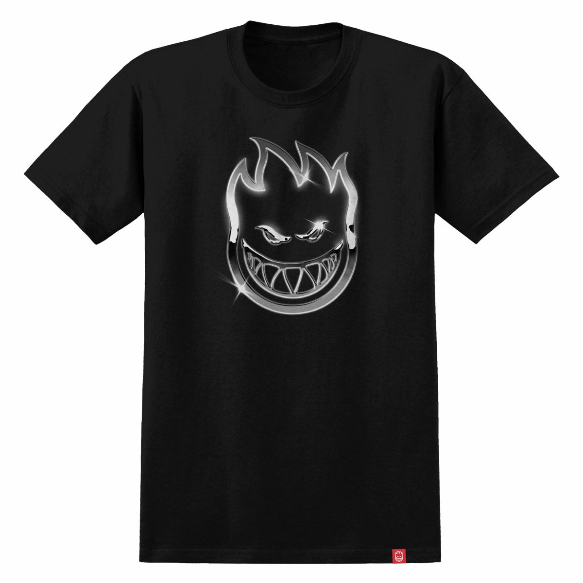 Formal Occasion Spitfire Chrome Bighead T-Shirt - Black/Multi