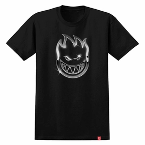 Spitfire Chrome Bighead T-Shirt - Black/Multi Premium Material