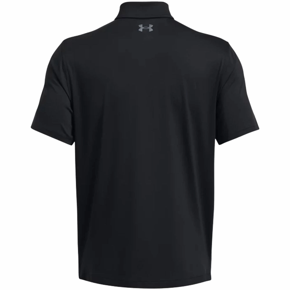 Under Armour T2G Polo Shirt - Black/Pitch Grey Multi Panel Structure Travel Essential
