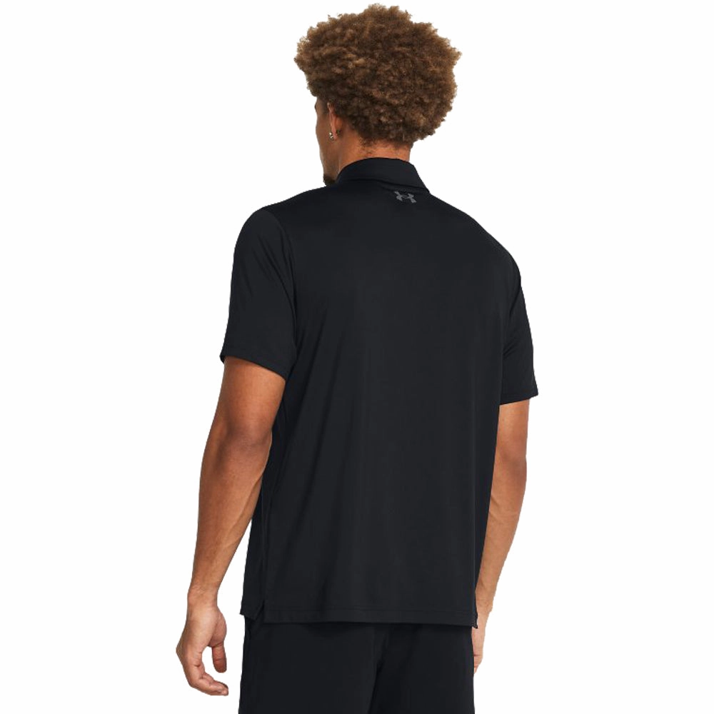 Holiday Comfort Style Under Armour T2G Polo Shirt - Black/Pitch Grey