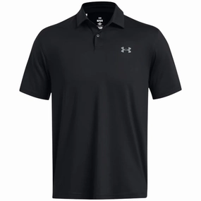 ZeroWaste Production AllSeasonWear Under Armour T2G Polo Shirt - Black/Pitch Grey