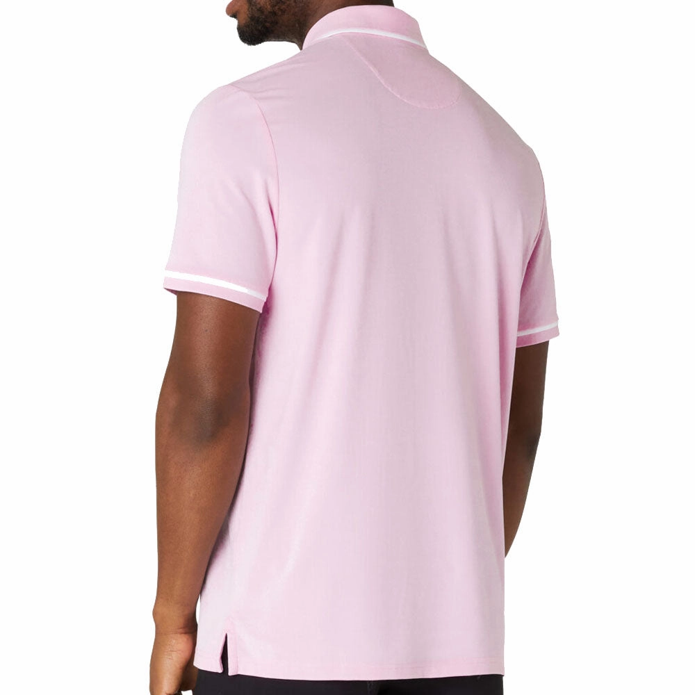 Original Penguin Heritage Polo Large Pete Logo Polo Shirt - Gelato Pink Holiday Casual Seasonal Wear