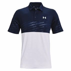 safe for skin Under Armour Playoff 2.0 Blocked Polo Shirt - Academy/White