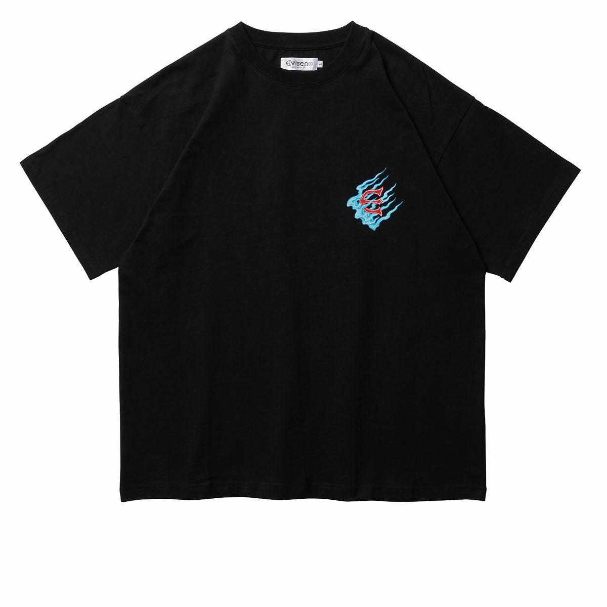 Evisen Seikaika T-Shirt - Black Stylish and Easygoing Summer Comfort