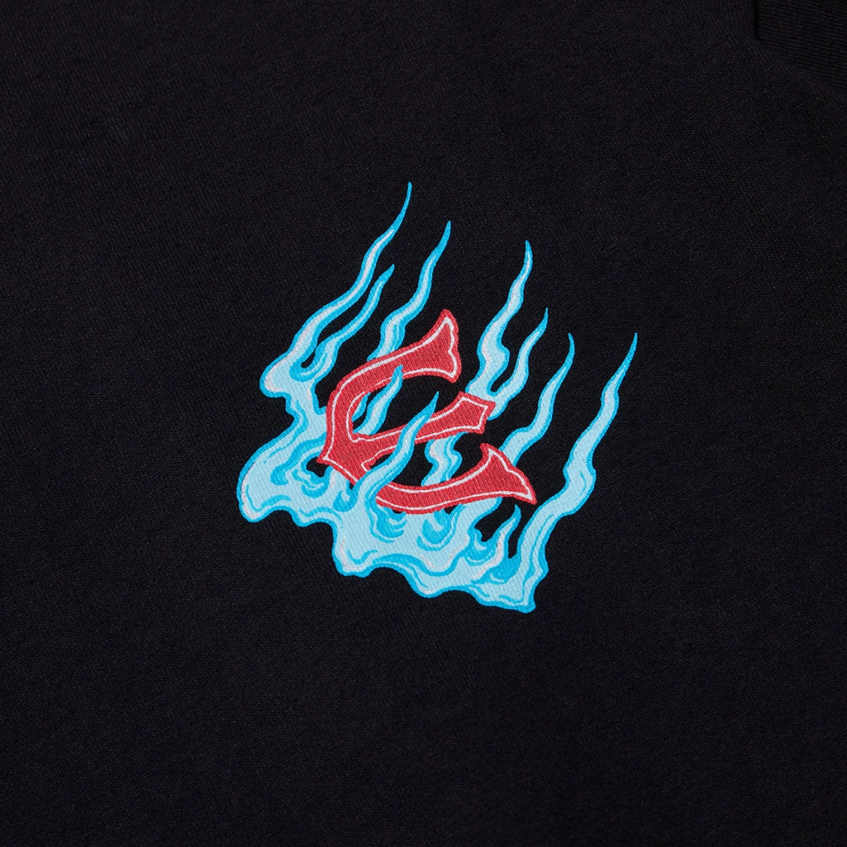 Casual and cool Lightweight Fashion Evisen Seikaika T-Shirt - Black