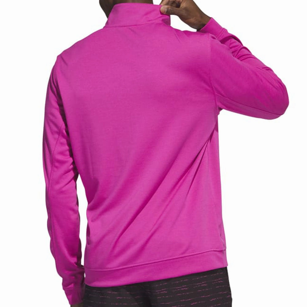 adidas Elevated 1/4 Zip Pullover - Lucid Fuchsia Street Bold