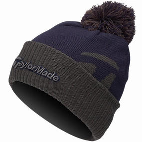 Heat retaining TaylorMade Bobble Beanie - Navy
