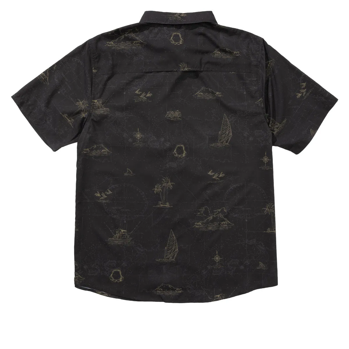 Salty Crew Helmsman UV Button Up Shirt - Phantom Youthful Style Layering Piece
