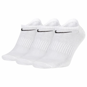 refund Atmospheric Nike Everyday Lightweight No Show Socks (3 Pairs) - White/Black