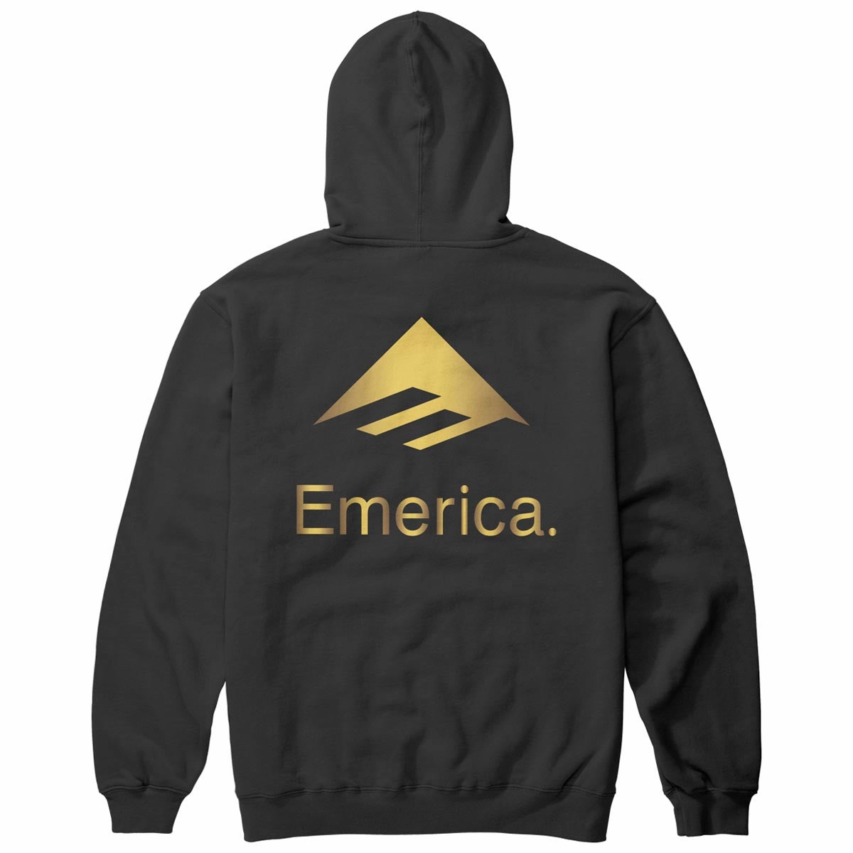Emerica Lockup Hoodie - Black/Gold New Arrival