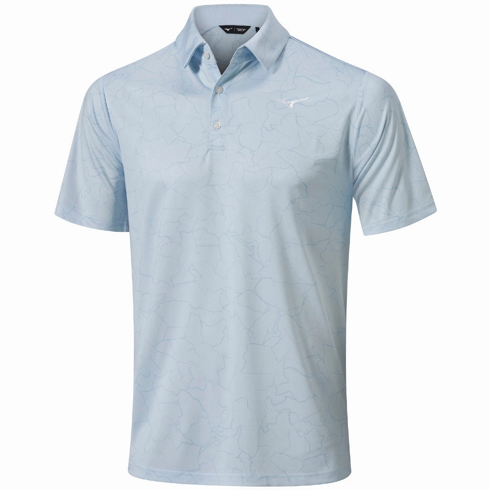 Mizuno Fragma Polo Shirt - Ice Water Comfy and Versatile Sporty and Stylish