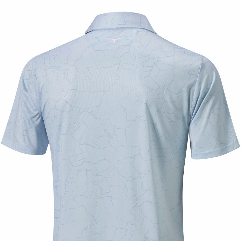 vacation wear Mizuno Fragma Polo Shirt - Ice Water