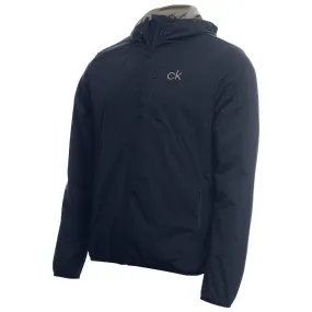 Calvin Klein Ultron Hooded Thermal Jacket - Navy Noise Reducing Fabric Weatherproof Barrier
