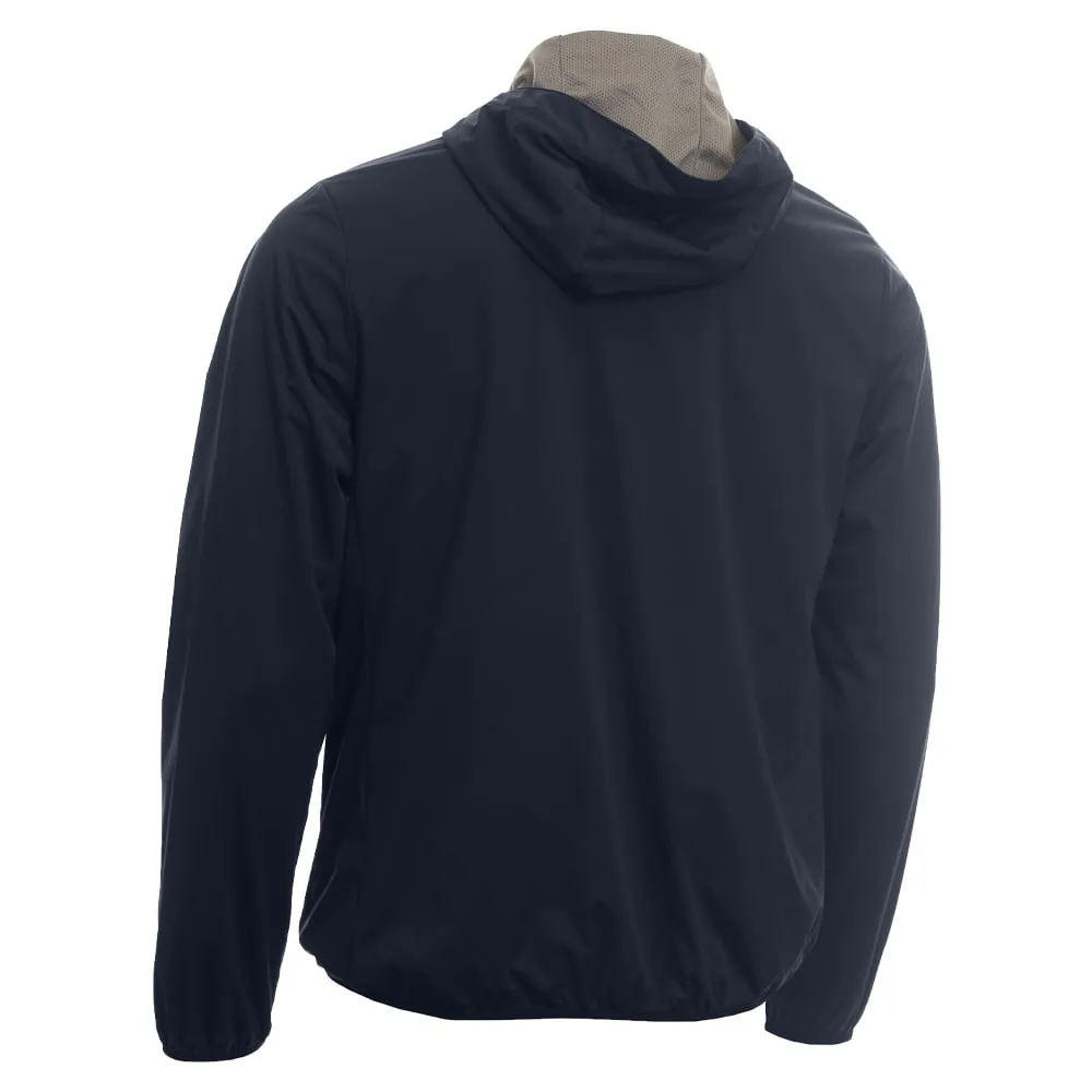 Eco Friendly Dye elastic waistband Calvin Klein Ultron Hooded Thermal Jacket - Navy