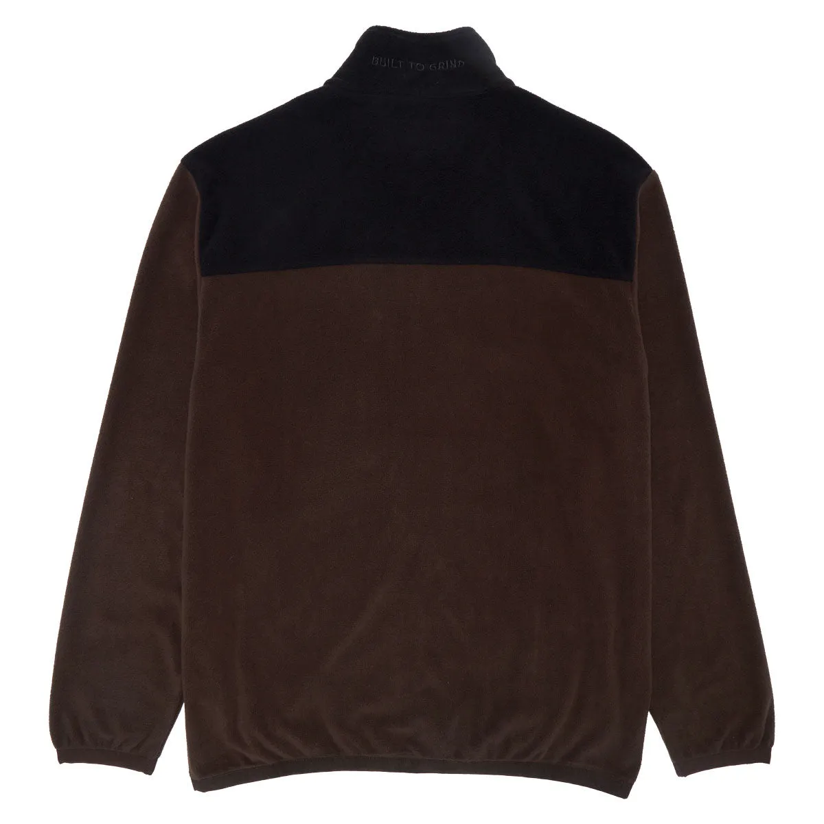 Hidden Ventilation Zones Independent BTG Fleece Jacket - Dark Brown/Black