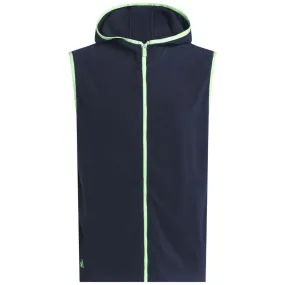 thermal clothing adidas Ultimate365 Fleece Hoodie Full-Zip Vest - Collegiate Navy