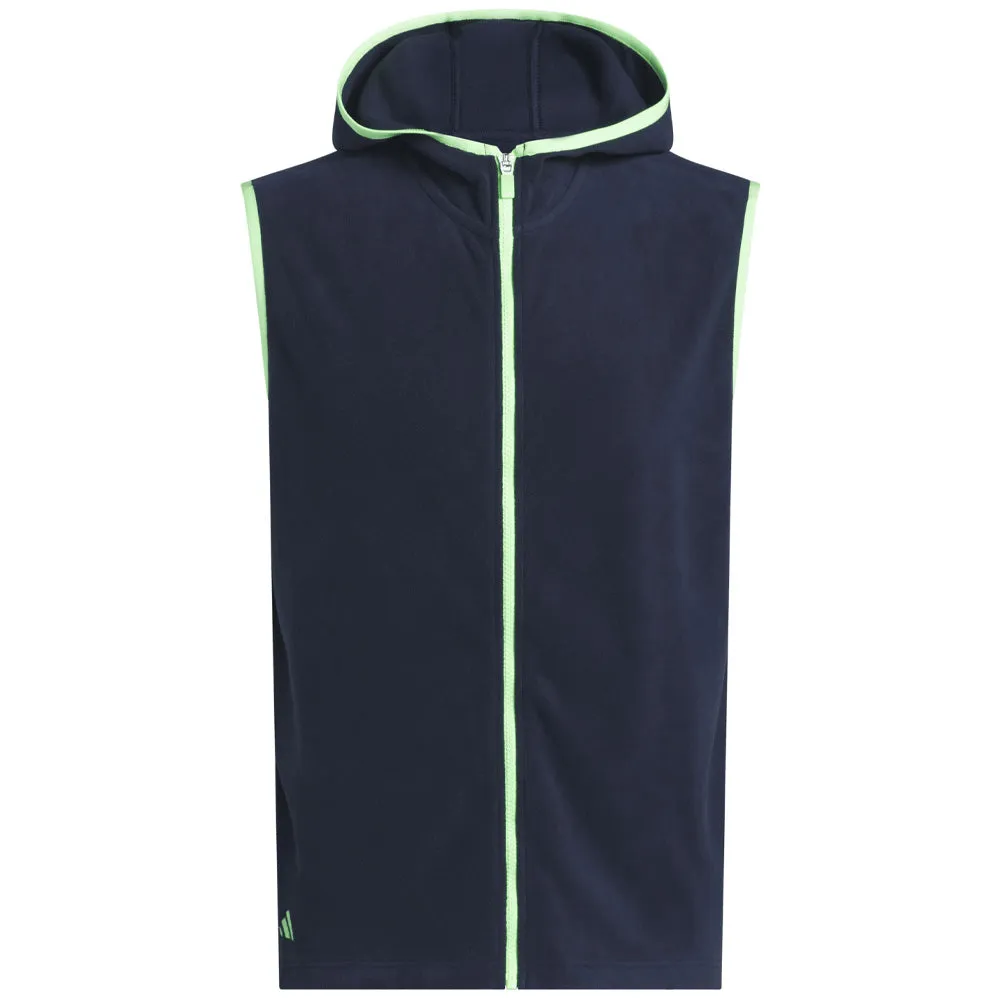 thermal clothing adidas Ultimate365 Fleece Hoodie Full-Zip Vest - Collegiate Navy