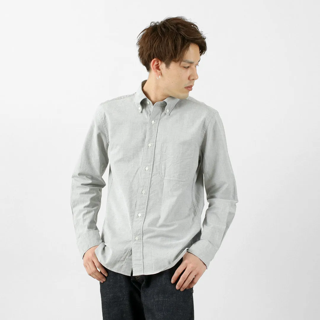ROCOCO / Premium Oxford Standard Button Down Shirt Airflow Ventilation System Sheer Panel