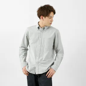 ROCOCO / Premium Oxford Standard Button Down Shirt Hooded Neckline Soft touch finish