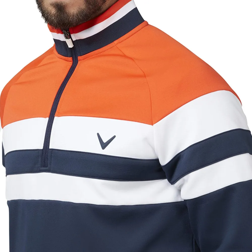 Callaway LS Street Blocked Jacket - Navy Blazer PFC Free Treatment nylon blend