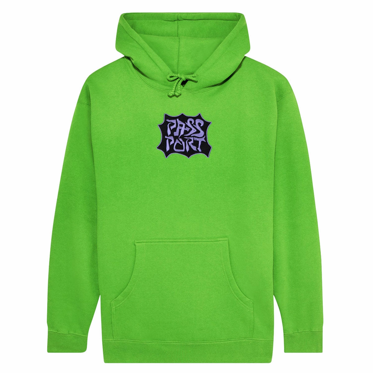 Microfiber Interior Passport Glyph Hoodie - Slime