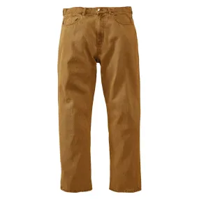 eS Baggy Denim Jeans - Brown AntibacterialCoating