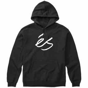 eS Script Hoodie - Black Reinforced Seams