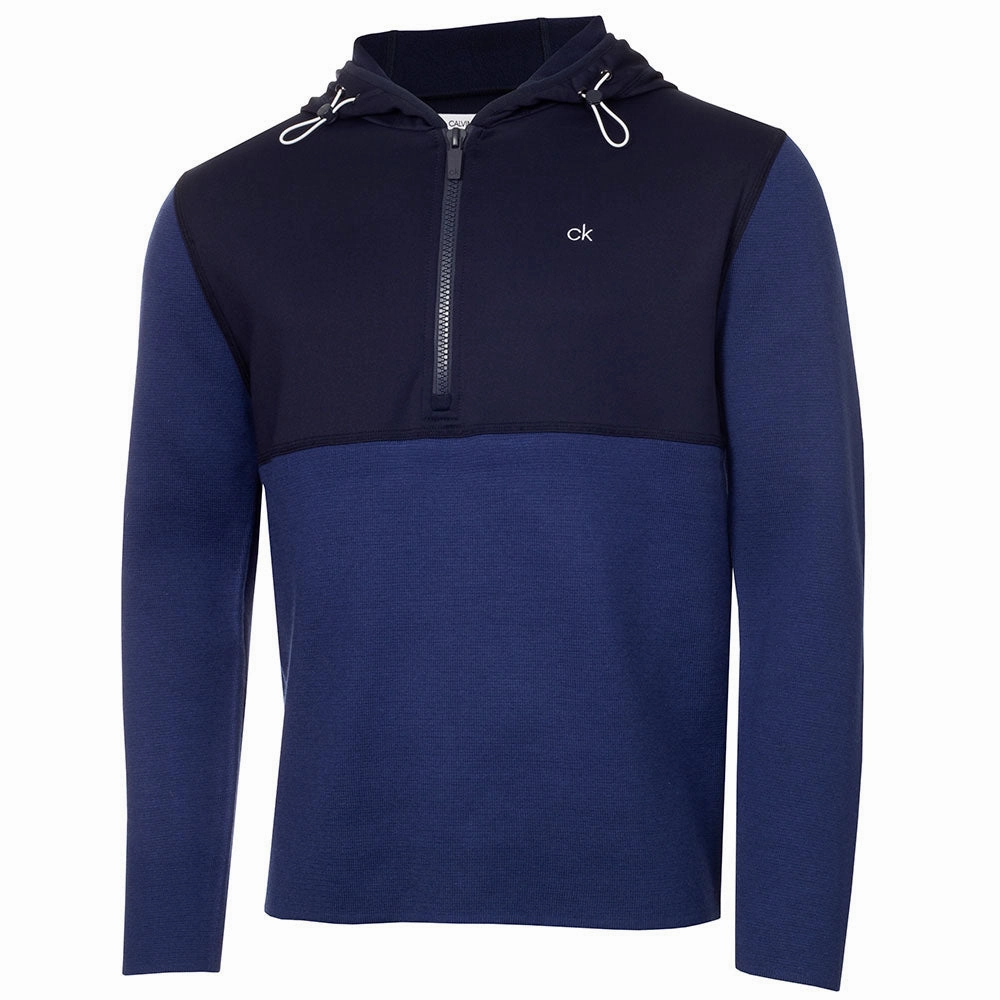 Calvin Klein Yosemite Hooded Sweater - Ink family wear V-Neck