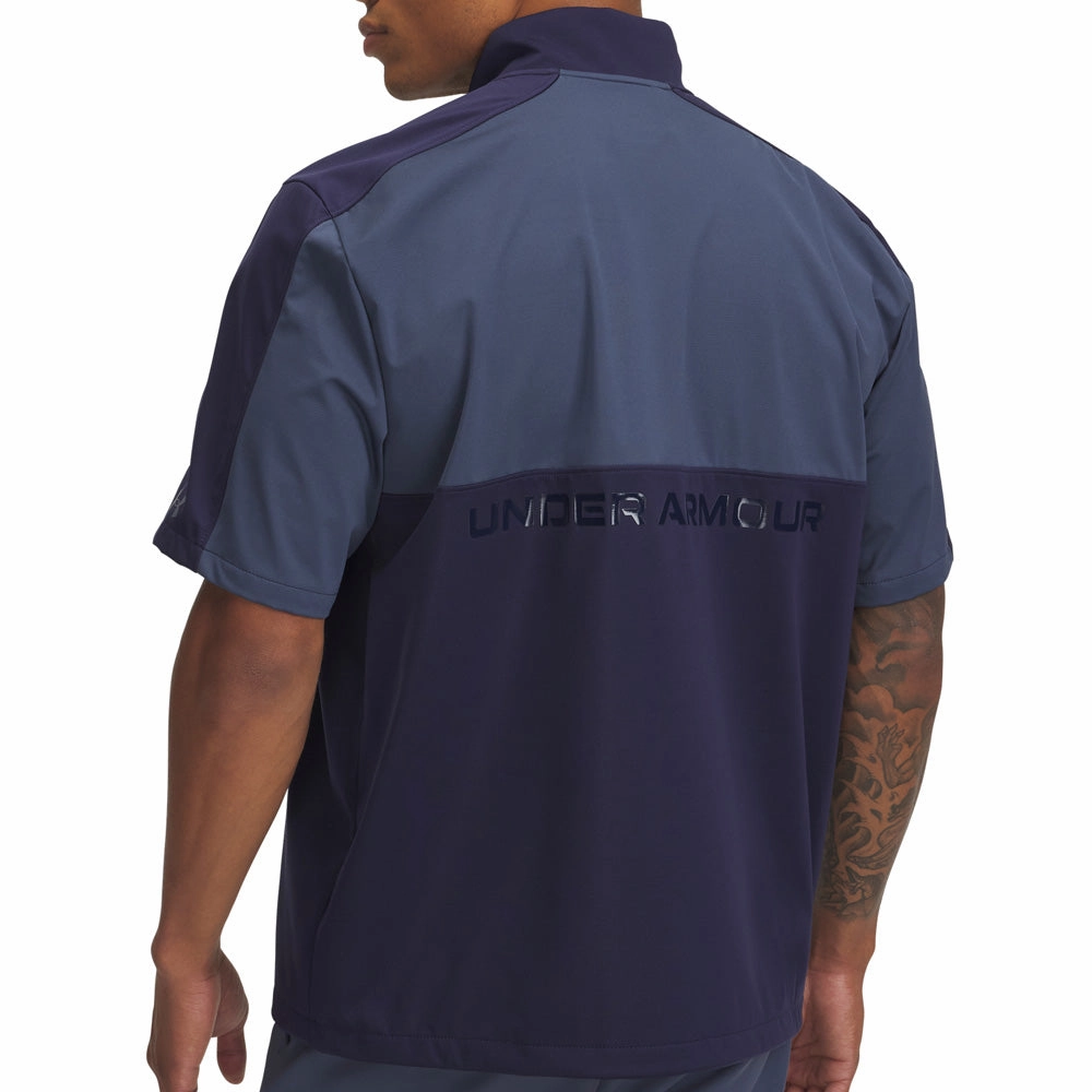 product handmade uniqueness Tall Under Armour Drive Wind Short Sleeve 1/4 Zip - Midnight Navy/Downpour Grey/Downpour Grey