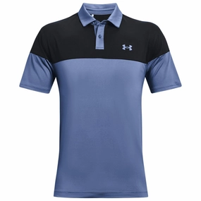 ThermoregulatingFabric Under Armour T2G Blocked Polo - Mineral Blue/Black