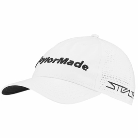 TaylorMade Tour LiteTech Cap - White Comfortable Wear All Fit