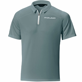 casual and comfortable Mizuno Tech Polo Shirt - Stormy Weather