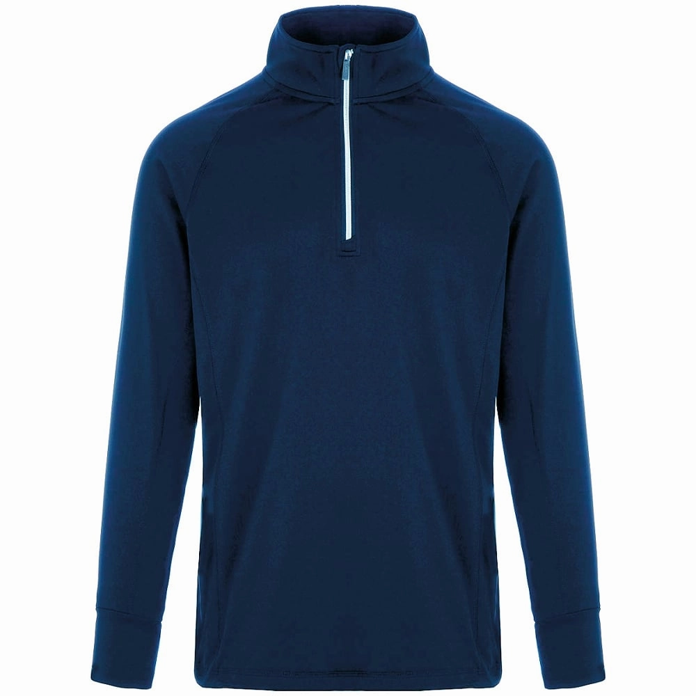 Sustainable Fabric ProQuip Pro Tech 1/2 Zip Pullover - Navy