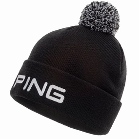 Ping Classic Bobble Hat - Black/White Retro Influence Classic Look
