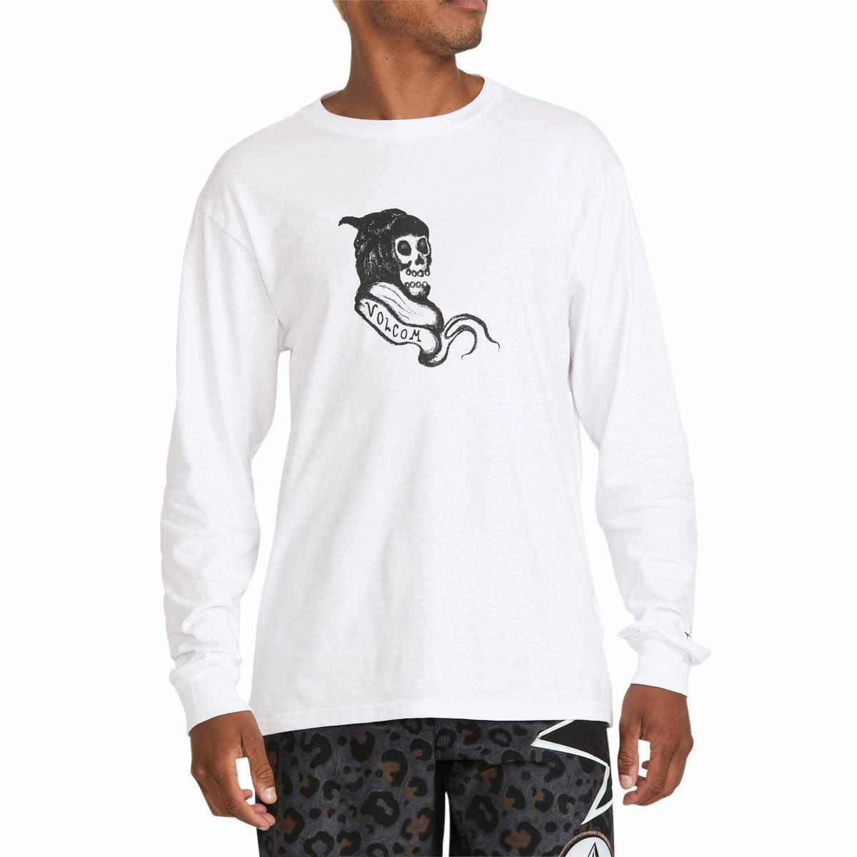 Active Outfit Volcom FA Seth Conboy Long Sleeve T-Shirt - White