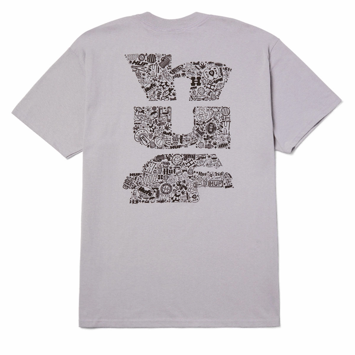 Casual Chic Wear HUF Metablast T-Shirt - Dust Purple