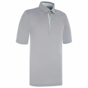 ProQuip Pro Tech Peached Polo Shirt - Steel Grey Vibrant Colors mix and match