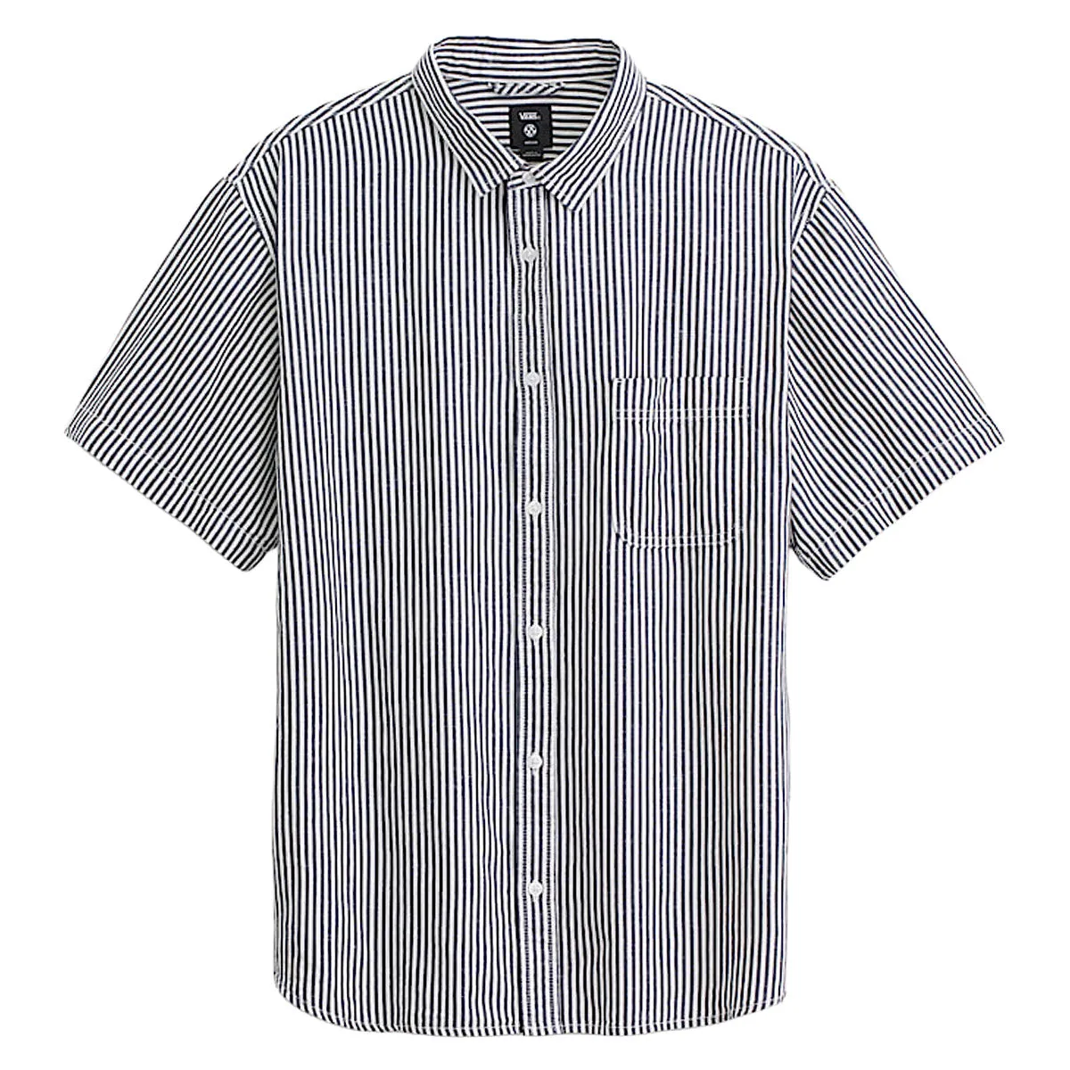 Vans Lawson Stripe Shirt - White/Dress Blues Versatile Look