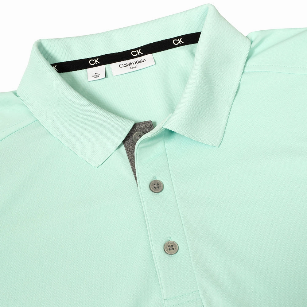 Indoor Comfort Calvin Klein Club Polo Shirt - Aqua