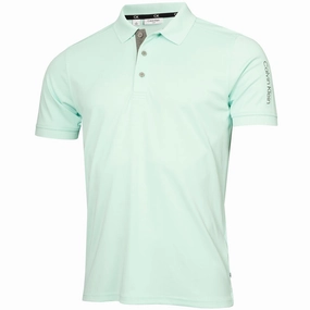 Calvin Klein Club Polo Shirt - Aqua Soft Touch Fabric Versatile Style