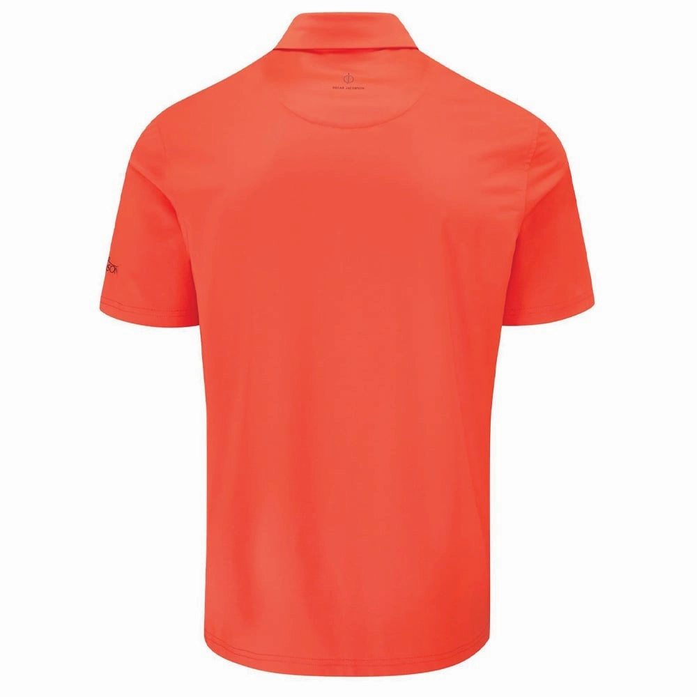 Oscar Jacobson Chap Tour Golf Polo Shirt - Fiesta Breathable Yarn Composition Essential Style Wear