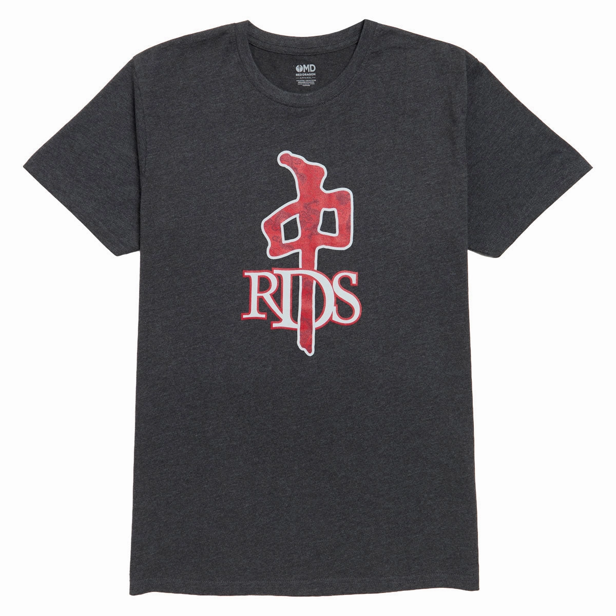 RDS OG Satin Dragon T-Shirt - Charcoal Heather Cozy and Fashionable